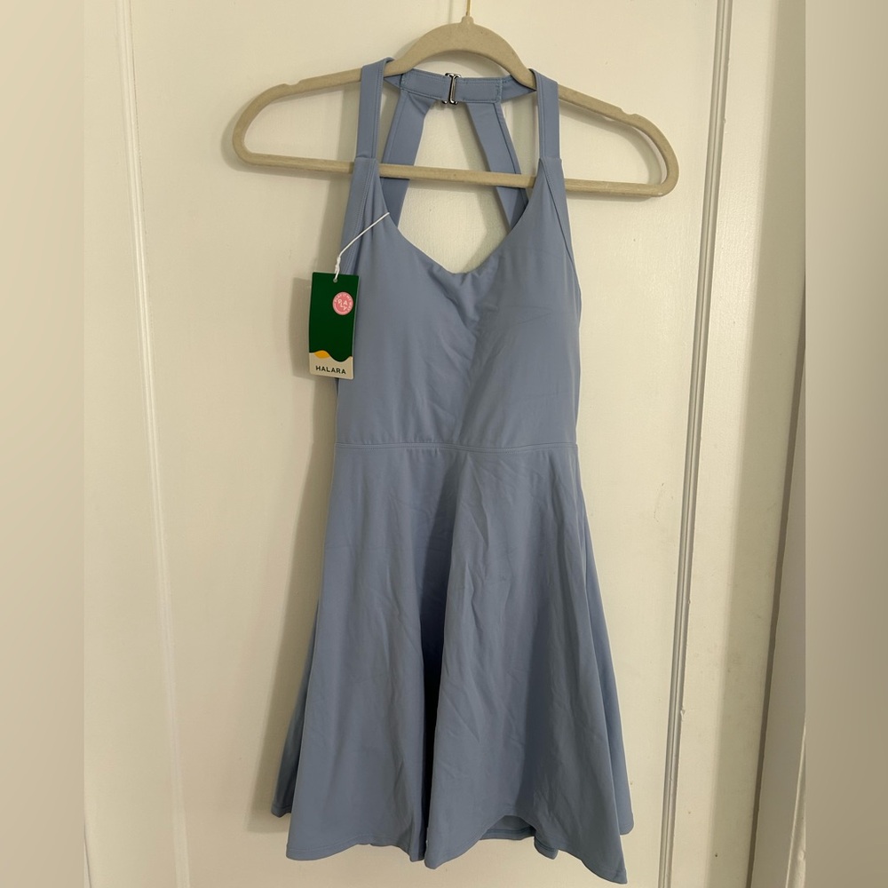 HALARA Light Gray Blue Athletic Dress - Picture 2 of 13